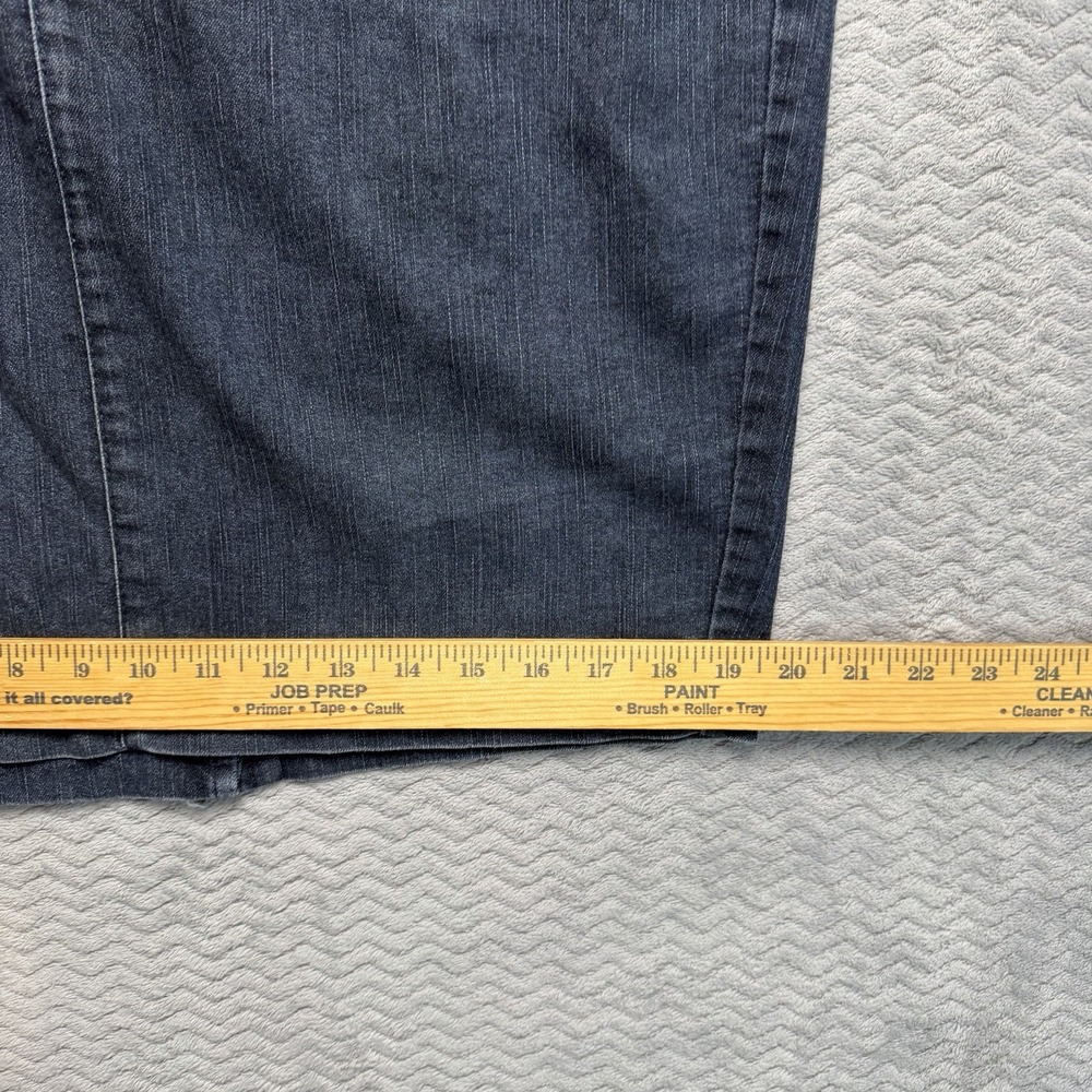 Denim Skirt Women's Size XL Medium Wash Pockets Utility Chic Boho Americana - Picture 4 of 10